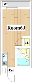 アイディールマンション【2階】の間取り