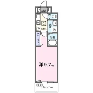 ロンフルール【1階】の間取り