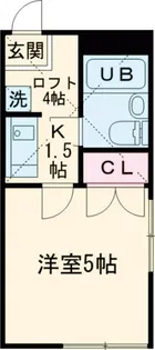 カルタス都立大【1階】の間取り