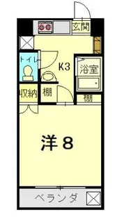 ドエル中央【1階】の間取り