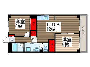 クレストヒル松戸【2階】の間取り