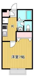 セジュール船岡【1階】の間取り
