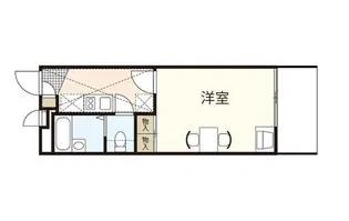 レオパレスMiYuMo【2階】の間取り