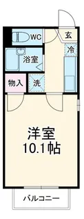 ヴィーブル【1階】の間取り