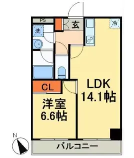 ソフィア中落合【3階】の間取り