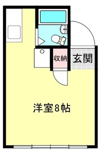 Nice apartment九品寺【3階】の間取り