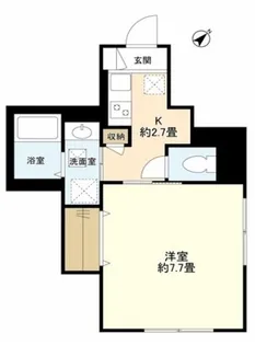 ウェルスクエア小石川【1階】の間取り