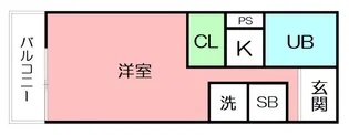 テニメント・ヒル【1階】の間取り
