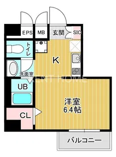 エルマール今里【6階】の間取り