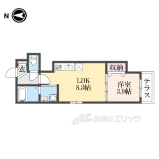 GRANDBLISS【1階】の間取り
