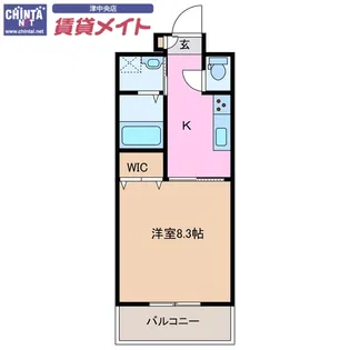 レジデンス利平治【6階】の間取り