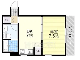 ウィンディ7【3階】の間取り