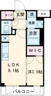 デュオステージ西荻窪II【1階】の間取り