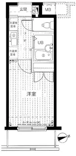 メインステージ平和島【3階】の間取り