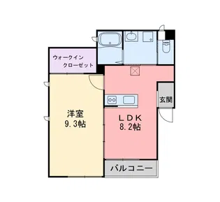 アマテラス【3階】の間取り