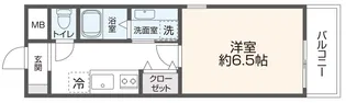 ノブレス小若江【1階】の間取り