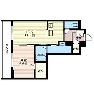アルテージ錦【4階】の間取り