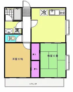 メゾングランメール【1階】の間取り