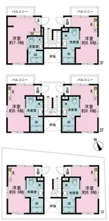 ユニヴェール弘明寺【3階】の間取り