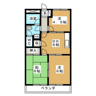 メゾンエクセル【3階】の間取り