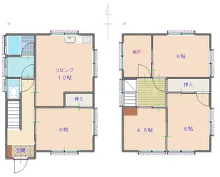 秋田県秋田市新屋勝平台【一戸建】の間取り