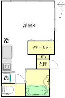 Nマンション【1階】の間取り
