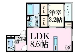 Felice古市【1階】の間取り