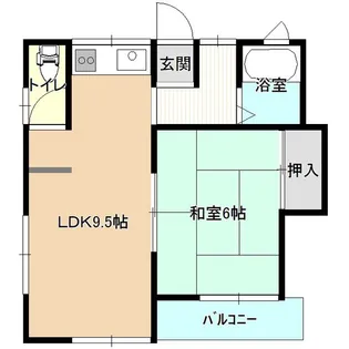 西青山コテージ【2階】の間取り