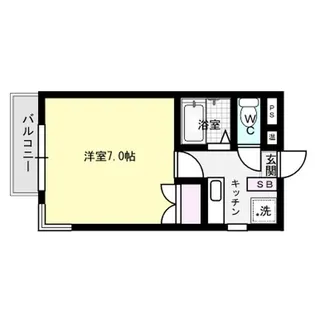 モナーク大橋【1階】の間取り