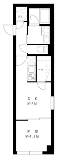 LEGALAND白金ANNEX【2階】の間取り