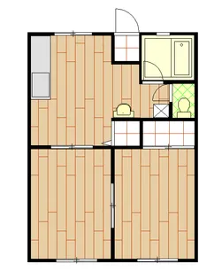 勝倉コーポA【2階】の間取り
