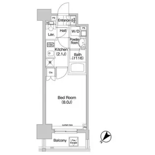 コンフォリア三田EAST【4階】の間取り