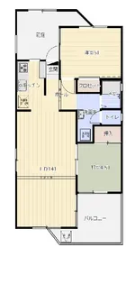 ハイツシーバードC棟【3階】の間取り