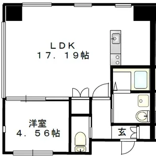 ブランロゼ二日町【4階】の間取り