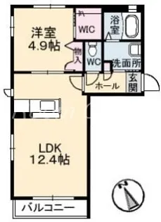リブライフ春日 I棟【2階】の間取り