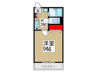 ブランドール【3階】の間取り