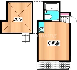 ハイツシーガル【2階】の間取り