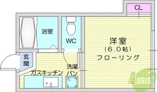 コーポ菊地【2階】の間取り