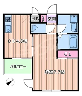 アズールパーク【2階】の間取り