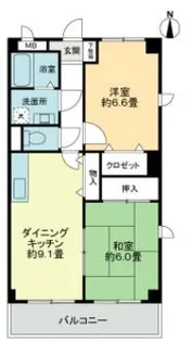 フィネス松縄【2階】の間取り