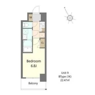 S-RESIDENCE堺浜寺broad【4階】の間取り