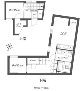 PASEO SANGENJAYA EAST WEST パセオ三軒茶屋の間取り