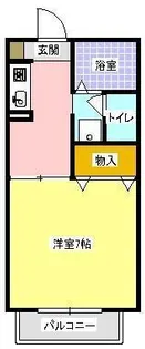 グリーンパレス【2階】の間取り