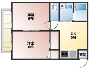 メゾンひかりI【2階】の間取り