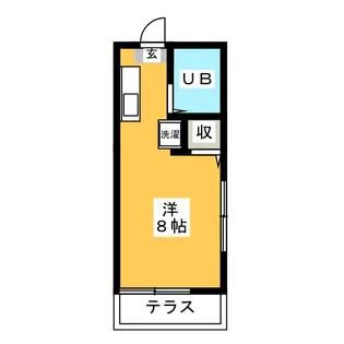 メゾン de ベルグラン【1階】の間取り