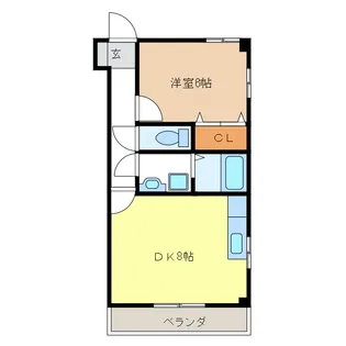 フォレスタあわの【2階】の間取り