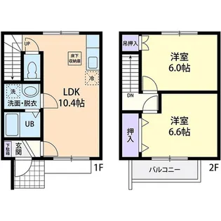 茨城県土浦市粟野町【一戸建】の間取り