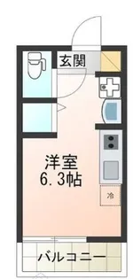 シティテラス松川【3階】の間取り