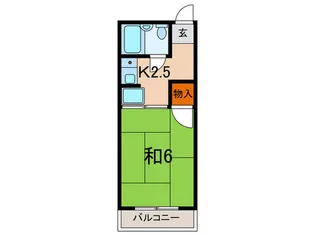 コンドミニアム美園【3階】の間取り