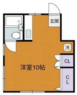 六麟荘【1階】の間取り